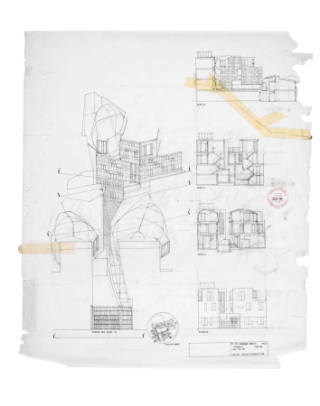 Baunetz, Meldung, Peter Salter, Crispin Kelley, H�l�ne Binet, London, luxus, luxurious living, gated living, courtyard, Inennhof, interior, Interieur, Alison Smithson, Peter Smithson, extravaganz, material, Holz, Fensterl�den, shutters, wood, facade, Fassade, R�ckzug, Introvertiertheit, Privatheit, privacy, Abschottung