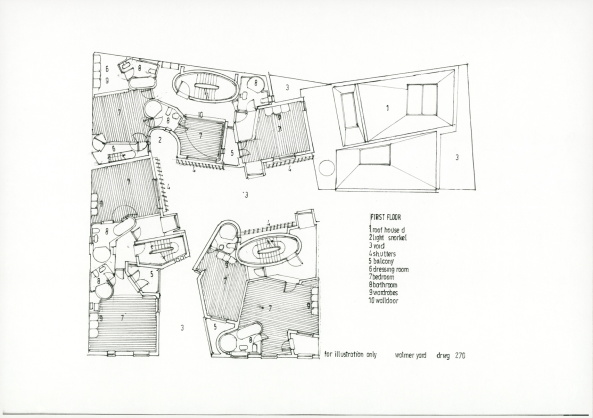 Baunetz, Meldung, Peter Salter, Crispin Kelley, Hlne Binet, London, luxus, luxurious living, gated living, courtyard, Inennhof, interior, Interieur, Alison Smithson, Peter Smithson, extravaganz, material, Holz, Fensterlden, shutters, wood, facade, Fassade, Rckzug, Introvertiertheit, Privatheit, privacy, Abschottung