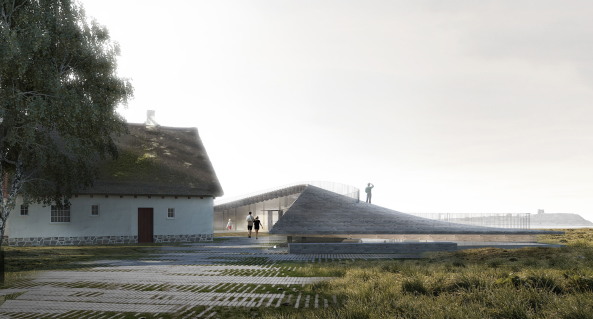 Arkitema Architects, Nationalpark Mols Bjerge, Dnemark, Wettbewerb, 2016, Besucherzentrum, Kuppel, in Planung, Parkgestaltung, Landschaftsplanung