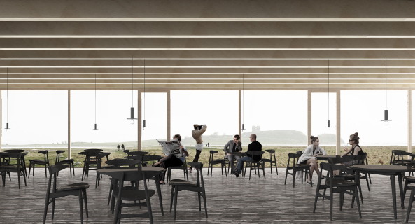 Arkitema Architects, Nationalpark Mols Bjerge, Dnemark, Wettbewerb, 2016, Besucherzentrum, Kuppel, in Planung, Parkgestaltung, Landschaftsplanung