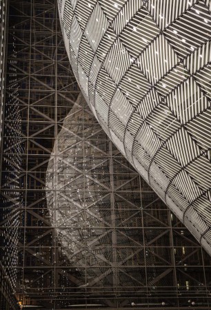 Philippe Samyn, Marie-Franoise Plissart, Quentin Olbrechts, Thierry Henrard, Jacques Ceyssens, European Union, europa, europa-gebude, europische union, europischer rat, ratssitz, neubau, umbau, denkmal, aufstockung, glas, glauskubus, transparenz, fassade, doppelte, laterne, vase, stahl, dach, photovoltaik, solar, sonnenenergie, energie, fenster, austausch, farben, saal, Lex-Gebude und Justus Lipsius, Michel Polak, Samyn and Partners, brssel, Georges Meurant, Rsidence, Palace, residence