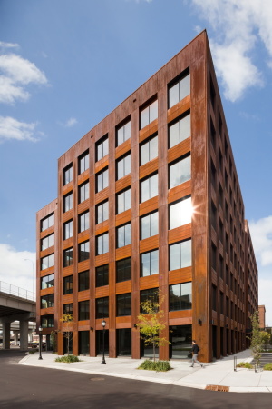 Timber, Transit, technology, Holz, Cortenstahl, Office Building, Minneapolis, Bro, Brogebude, 3T, MGA, Michael Green Architects, Ema Peter