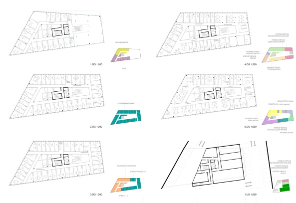 Verwaltungs- und Institutsgebude der Universitt, Kln Neubau, 2017, competition, wettbewerb,  architecture + amnagement, wittfoht architekten bda, gernot schulz : architekten, haase associierte, Albertus-Magnus-Platz, Gewinner, 1. Preis, Architekten und Stadtplanern, Deutschland, Germany, Winners