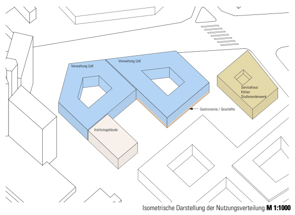Verwaltungs- und Institutsgebude der Universitt, Kln Neubau, 2017, competition, wettbewerb,  architecture + amnagement, wittfoht architekten bda, gernot schulz : architekten, haase associierte, Albertus-Magnus-Platz, Gewinner, 1. Preis, Architekten und Stadtplanern, Deutschland, Germany, Winners