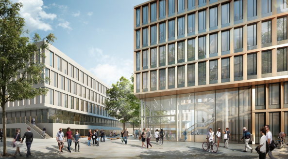 Verwaltungs- und Institutsgebude der Universitt, Kln Neubau, 2017, competition, wettbewerb,  architecture + amnagement, wittfoht architekten bda, gernot schulz : architekten, haase associierte, Albertus-Magnus-Platz, Gewinner, 1. Preis, Architekten und Stadtplanern, Deutschland, Germany, Winners