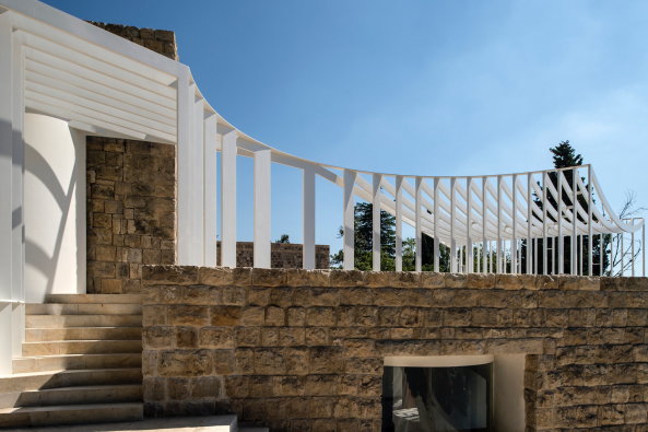 L.E.FT, leftish, left, iwan baan, ieva Saudargaite, moschee mosque, libanon, lebanon, umbau, umnutzung, mekka, ausrichtung, wei, stahl, lamellen, mensch, schrift, islam, moslem, beten, bethaus, gotteshaus, gott, allah, typografie, ornament, architektur, beten, spirituell, sakral, sakralbau