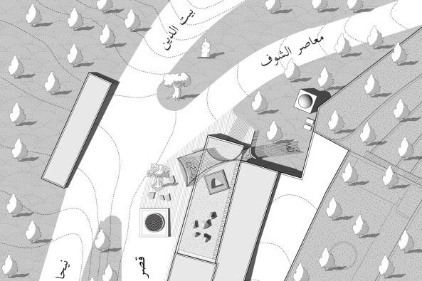 leftish, left, iwan baan, ieva Saudargaite, moschee mosque, libanon, lebanon, umbau, umnutzung, mekka, ausrichtung, wei, stahl, lamellen, mensch, schrift, islam, moslem, beten, bethaus, gotteshaus, gott, allah, typografie, ornament, architektur, beten, spirituell, sakral, sakralbau