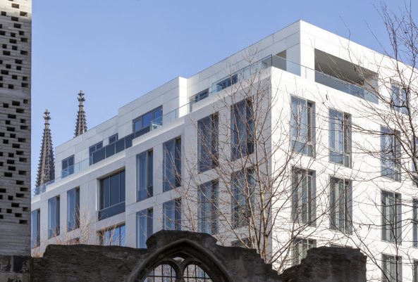 HPP, SSP, Bochum, Kln, Kolumba, Sanierung, Bro, Betonfertigteile, hochwertig, Block, feinkrnig, Beton, Prallfenster, concrete, renovation, WDR mediagroup