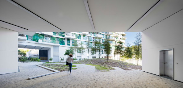 Wohnhaus, Frankreich, Boulogne-Billancourt, ZAC, Entwicklungsgebiet, Beckmann-N�Th�p�, ALIS, Locked-In-Syndrom, Locked-In-Syndrome, ZAC Seguin Rives de Seine, Paris, Javier Callejas, Olivier Amsellem, Christophe Valtin, enamelled glass