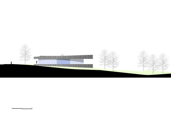 Baunetz, Baunetz Meldung, Sapceworkers, Villa, Einfamilienhaus, family house, Sichtbeton, Beton, concrete, glas, flieender Grundriss, organic groundplan, Paredes, Porto, Auto, Motorrad, car, motor bike, Fernando Guerra