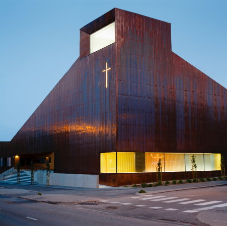 OOPEAA, Office for Peripheral Architecture, Anssi Lassila, Helsinki, Espoo, Finland, Finnland, Kirche, Kapelle, Church, Chapel, Suvela Chapel, Kindergarten, Cupper, Timber, Wood, Kupfer, Holz, Pop, Christentum, MIka Huisman, Proberaum, Gemeindezentrum, Marc Goodman, archmospheres