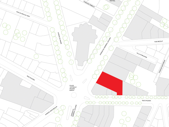 Baunetz, Baunetz Meldung, Architektur, architecture, Paris, Montparnasse, 14. Arrondissement, Frankreich, Kino Al�sia, Manuelle Gautrand, Kino, Cinema, animierte Fassade, LED, Luc Boegly, Guillaume Guerin