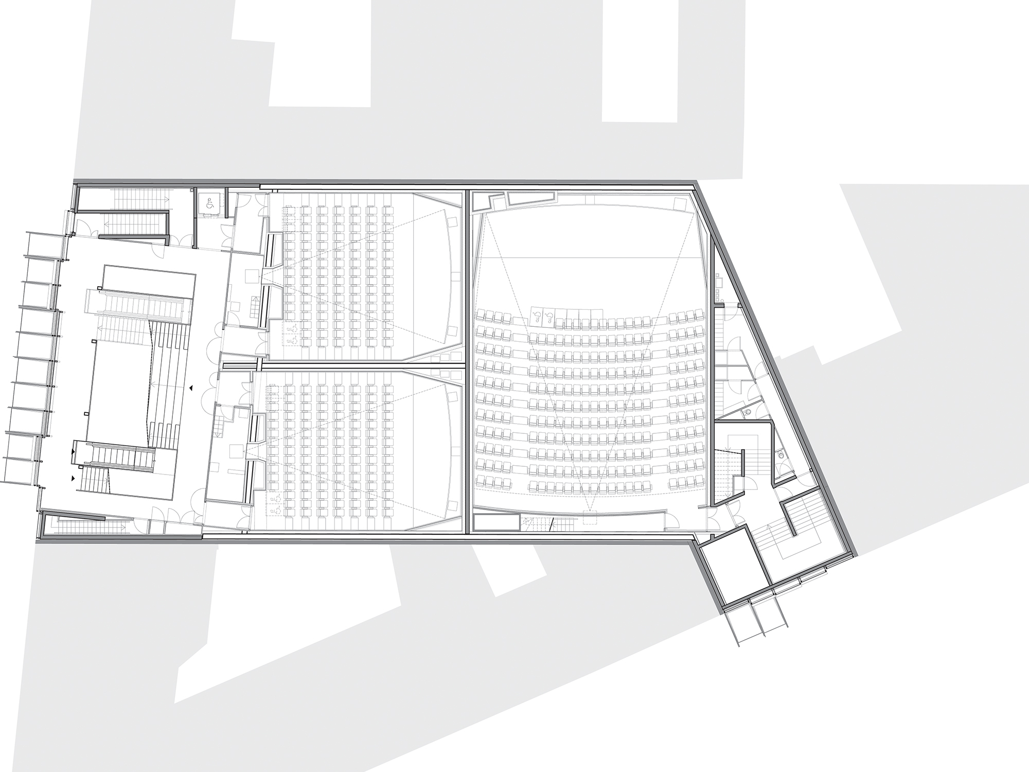 Kino Von Manuelle Gautrand In Paris Film Als Vorhang Architektur Und Architekten News Meldungen Nachrichten Baunetz De