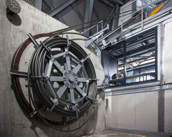 seilbahn, stausee, graub�nden, repr�sentativ, elektrizit�t, kraftwerk, see, schweiz, Alder Clavuot Nunzi, Planerwahlverfahren, Jungarchitekten, berg, alpen, alpin, newcomer, bergsee, bergbahn, talstation, bergstation, staumauer, panorama, gondel, jury, wettbewerb, neubau, beton, stahl, blech, Albignasee, Albigna