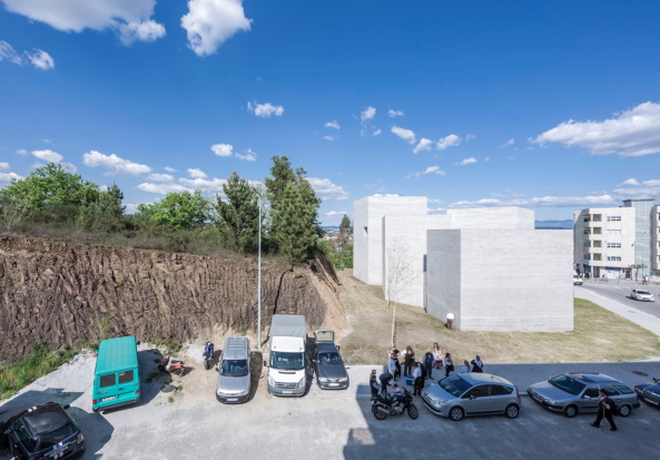 Beton, Landmark, Portugal, Centro de Interpretao do Romnico, Spaceworkers, Portuguese Romanesque Route, Romanische Route, Lousada, Monument, Transromanica, Paredes, information center, Beton, concrete, Gewlbe, Sergio Pirrone, Romanik, Antiromanik