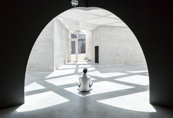 Beton, Landmark, Portugal, Centro de Interpreta��o do Rom�nico, Spaceworkers, Portuguese Romanesque Route, Romanische Route, Lousada, Monument, Transromanica, Paredes, information center, Beton, concrete, Gew�lbe, Sergio Pirrone, Romanik, Antiromanik