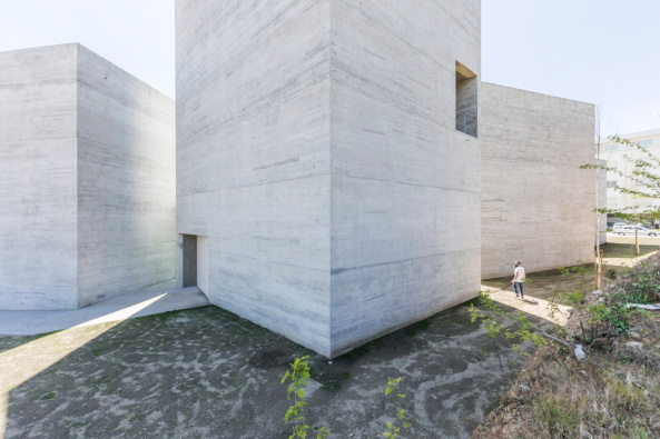 Beton, Landmark, Portugal, Centro de Interpretao do Romnico, Spaceworkers, Portuguese Romanesque Route, Romanische Route, Lousada, Monument, Transromanica, Paredes, information center, Beton, concrete, Gewlbe, Sergio Pirrone, Romanik, Antiromanik