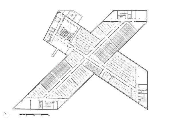 2016 Bibliothe&#x300;que Alexis de Tocqueville, Baunetz, Baunetz-Meldung, Architektur, Architekt, architect, architecture, Architekt gesucht, Meldungen, architecture-news, Architektur Deutschland, deutsche Architekten, german architecture, young architects, France, Frankreich, Caen, Communaut dagglomration Caen La Mer, Clment Blanchet, Chris van Duijn, Fred Ernst OMA, Rotterdam,