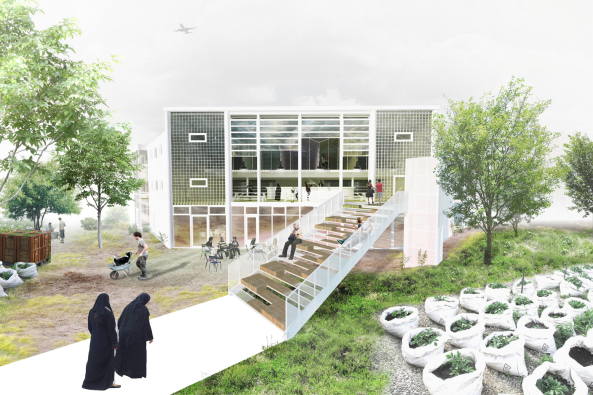 Amsterdam, Niederlande, Slotervaart, BETA office, Elisabeth Boersma, Ru Par Schule, Ru Par School, Ru Par Community, Gemeinschaftszentrum, Umnutzung