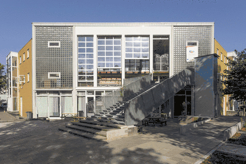 Amsterdam, Niederlande, Slotervaart, BETA office, Elisabeth Boersma, Ru Par Schule, Ru Par School, Ru Par Community, Gemeinschaftszentrum, Umnutzung