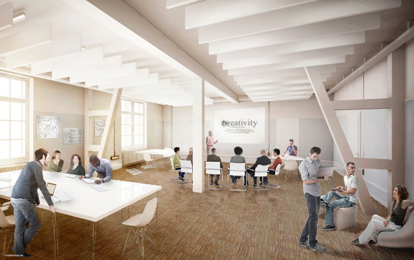 Basel, Kaserne, Schweiz, Kleinbasel, Sanierung, Abstimmung, Umnutzung, Focketyn del Rio Studio, Februar, Coworking space, Kulturraum, ffentlicher Raum, Public Space