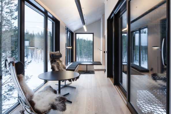 Sn�hetta, Schweden, sweden, treehotel, treehouse, Baumhaus, Hotel, Nordschweden, northern sweden, black box, Lulea, John Jansson, 7th room