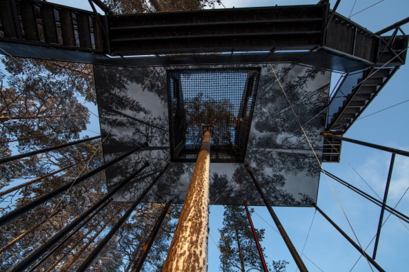 Sn�hetta, Schweden, sweden, treehotel, treehouse, Baumhaus, Hotel, Nordschweden, northern sweden, black box, Lulea, John Jansson, 7th room