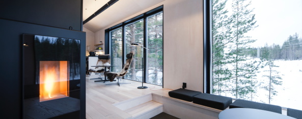 Sn�hetta, Schweden, sweden, treehotel, treehouse, Baumhaus, Hotel, Nordschweden, northern sweden, black box, Lulea, John Jansson, 7th room