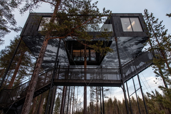Sn�hetta, Schweden, sweden, treehotel, treehouse, Baumhaus, Hotel, Nordschweden, northern sweden, black box, Lulea, John Jansson, 7th room