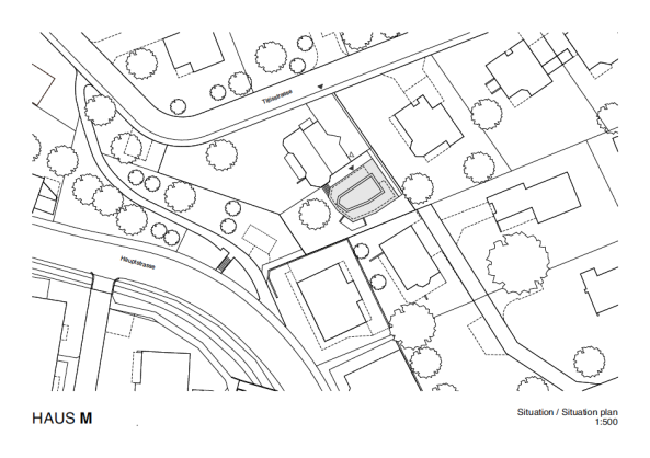 Wohnpavillon; Basel; Mhlin; Jan Skuratowski Architektur; Neubau; Wohngebiet; Einfamilienhaus; Betonkonstruktion; Holzkonstruktion; Carport; Stlpverschalung; vorgegraute Lrche; Sichtbeton; Sauna; Souterrain; Simon Menges