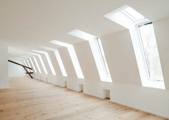 Historisches Gebudeensemble in Berlin ausgebaut