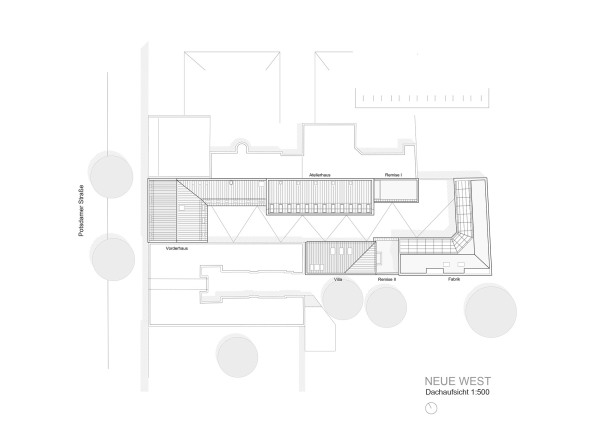Historisches Gebudeensemble in Berlin ausgebaut