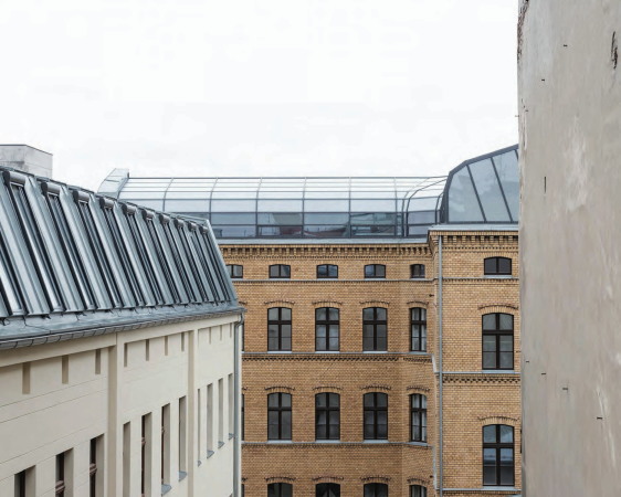 Historisches Gebudeensemble in Berlin ausgebaut