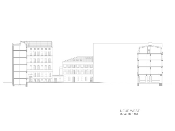 Historisches Gebudeensemble in Berlin ausgebaut