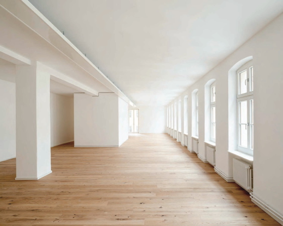 Historisches Gebudeensemble in Berlin ausgebaut