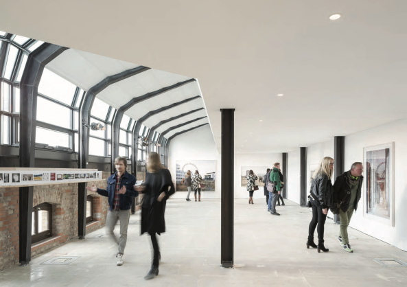 Historisches Gebudeensemble in Berlin ausgebaut