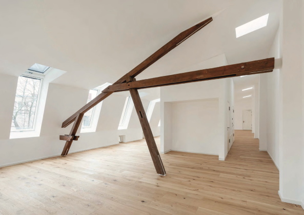 Historisches Gebudeensemble in Berlin ausgebaut