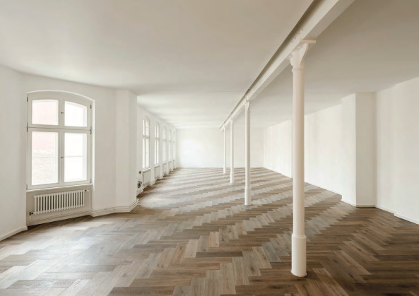 Historisches Gebudeensemble in Berlin ausgebaut