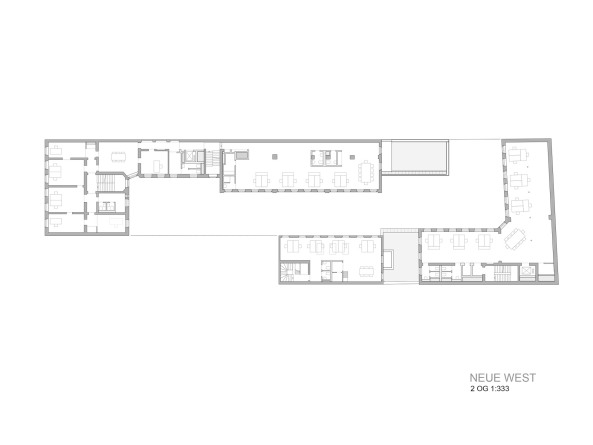 Historisches Gebudeensemble in Berlin ausgebaut