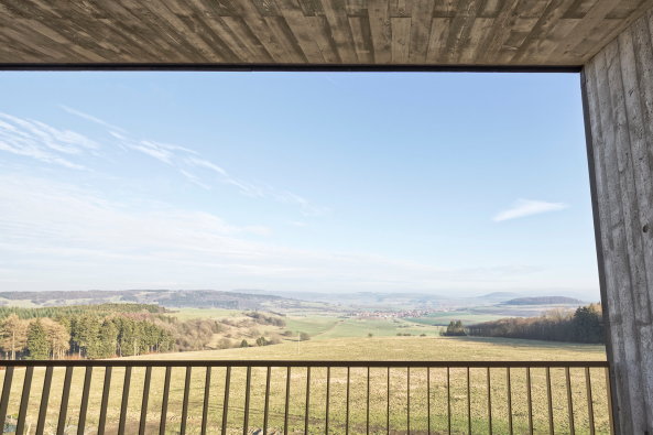 Biosphrenreservat Rhn, Arche Rhn, Erlebniswelt Rhn, Weidberg, Thringen, Erfurt, Buruckerbarnikol, Aussichtsplattform, Informationszentrum, Naturzentrum, Baunetz, Baunetz Meldung, Architektur, Till Schuster