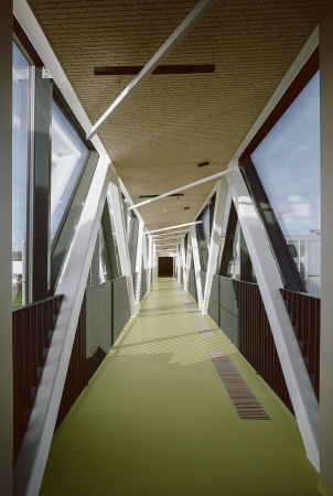 Indrikis Sturmanis, schule, neubau, bunt, farbe, ring, kreis, kindergarten, exupery, international, school, latvia, pinki, lettland, vorschule, 8am, 8 a.m., birke, holz, sonnenschutz, glas, sonnenschutzglas, lrche, aluminium, lamellen, klassenraum, schler, lehrer, brcke, universum, lehrmaterial, hof, schulhof