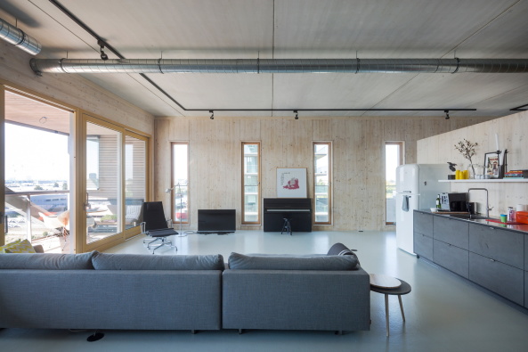 Baunetz, Baunetz-Meldung, Architektur, architecture, Niederlande, dutch, Amsterdam, Wohnhaus, Holz, Bauen in holz, Holzhochhaus, Hochaus, Residential Architecture, Competition, Lifestyle, Real Estate, Residential Interior Design, Sustainable Development, Urban Design, Nachhaltigkeit, Frantzen et al, Frantzen, Luuk Kramer, Claus Oussoren, Lemniskade, Nullenergiehaus
