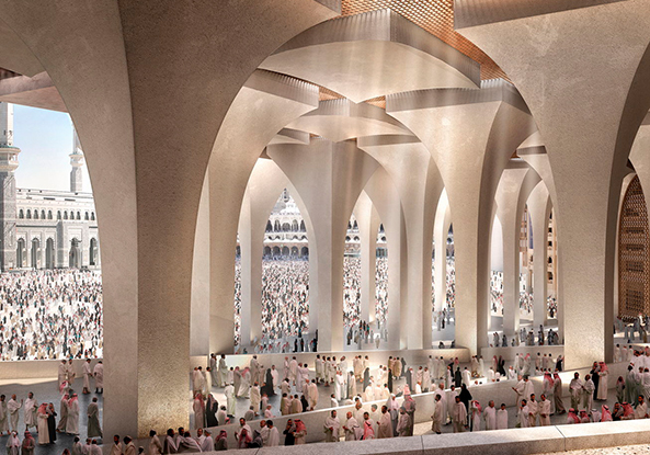 Mekka, Saudi Arabien, Kaaba, Heilige Mosches, Grand Mosque, Holy Kaaba, Foster + Partners, Jabal Omar Development Company, arab architecture, arabische Architektur