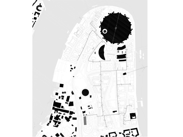 Mark Hadden, landmarke, kraftwerk, heizkraftwerk, golden, goldener, schornstein, neubau, london, greenwich, besucherzentrum, ffentlich, ffentlichkeitsarbeit, architekten, c.f.moller, moller, Mller, C.F.Mller, sakral, kirche, turm, schwarz, wei, wrme, energie, energieversorgung, transparenz, architektur, industrie, peninsula, halbinsel, c.f.
