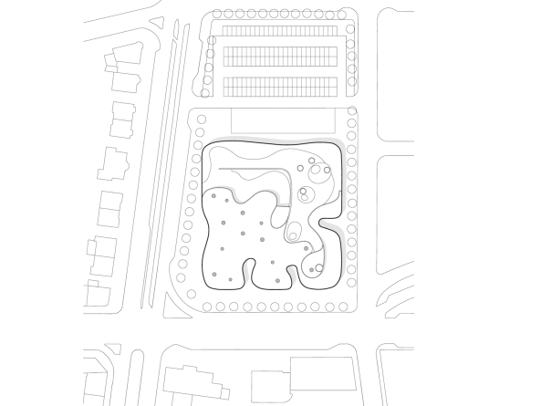 Medienbibliothek, Media library, Third place, Thionville, Frankreich, Ray Oldenburg, David Romero-Uzeda, Eugeni Pons, Dachgarten, Blasen, lesen, spielen, Kleinkinder, domenique coulon & associs, cultural space