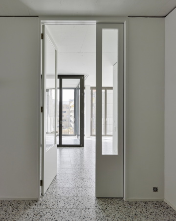 Z�rich, Edelaar Mosayebi Inderbitzin, Schweiz, MINMAX, Wohnungsbau, New creative Class, marketing, Switzerland, Zurich, Modern housing, Minimalism, Minimalismus, Maisonette, Terrazzo, Clusterwohnung, Roland Bernath