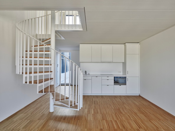 Zrich, Edelaar Mosayebi Inderbitzin, Schweiz, MINMAX, Wohnungsbau, New creative Class, marketing, Switzerland, Zurich, Modern housing, Minimalism, Minimalismus, Maisonette, Terrazzo, Clusterwohnung, Roland Bernath