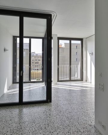 Z�rich, Edelaar Mosayebi Inderbitzin, Schweiz, MINMAX, Wohnungsbau, New creative Class, marketing, Switzerland, Zurich, Modern housing, Minimalism, Minimalismus, Maisonette, Terrazzo, Clusterwohnung, Roland Bernath