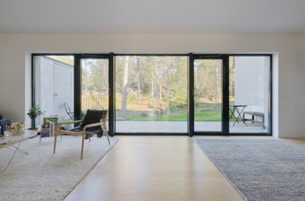 Åke E:son Lindman, Baunetz, Baunetz-Meldung, Architektur, srchitecture, Modet, Arklab, Stockholm, Reihenhäuser, row houses, housing, scandinavia, scandinavian, swedish, sweden, holz, wood, grau, grey, Erik Wallin Bygg