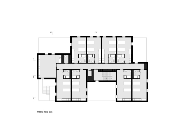 Casa Acreditar Porto, Porto IPO, onkologisches Zentrum, atelier do cardoso . arquitectos, Spende, Donation, portugiesische Hersteller, Hohlraum, patio, garten, Wohnen, jugendliche Patienten, sorgfltige Architektur, Portugal, Porto